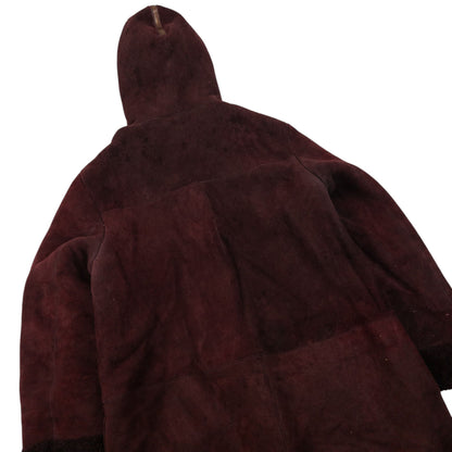 Vintage 2000s Miu Miu Longline Shearling Jacket Womens Size XL | XL, Brown