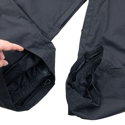 Vintage 90s Oakley Belt Waist Snowboarding Trousers Size L | Large, Black