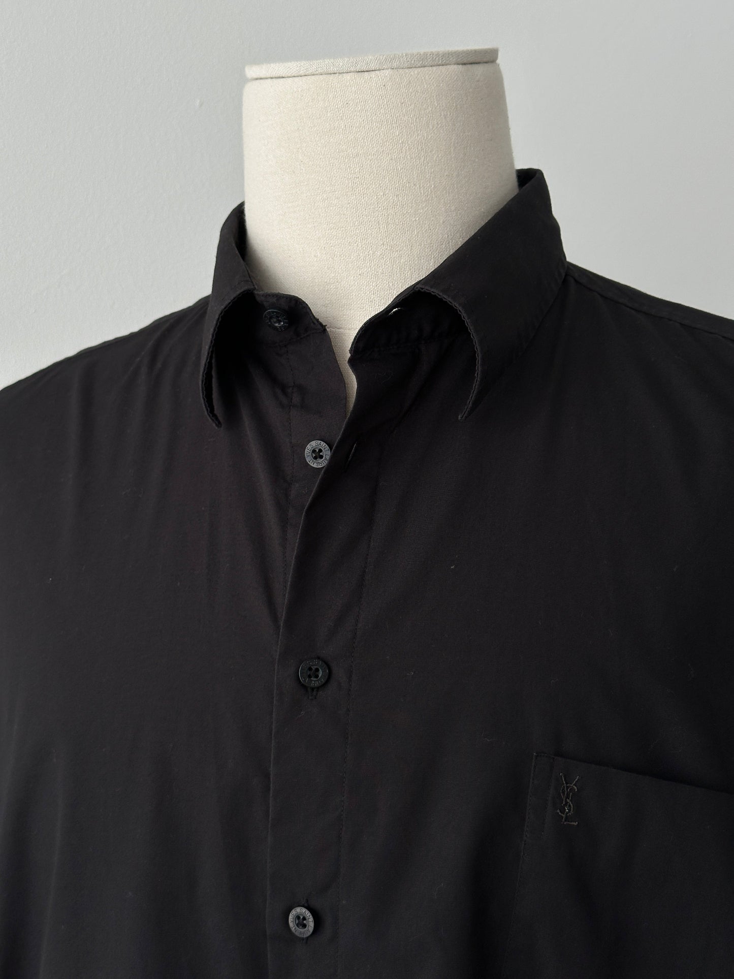 Yves Saint Laurent Pour Homme 2000s Short Sleeve Shirt - XXL