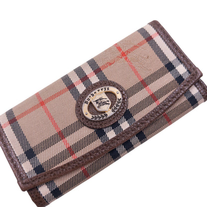 Vintage 90s Burberry Nova Check Key Holder | O/S, Brown