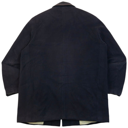 Vintage 2000s Hugo Boss Button Up Cashmere Wool Jacket Size L | Large, Navy