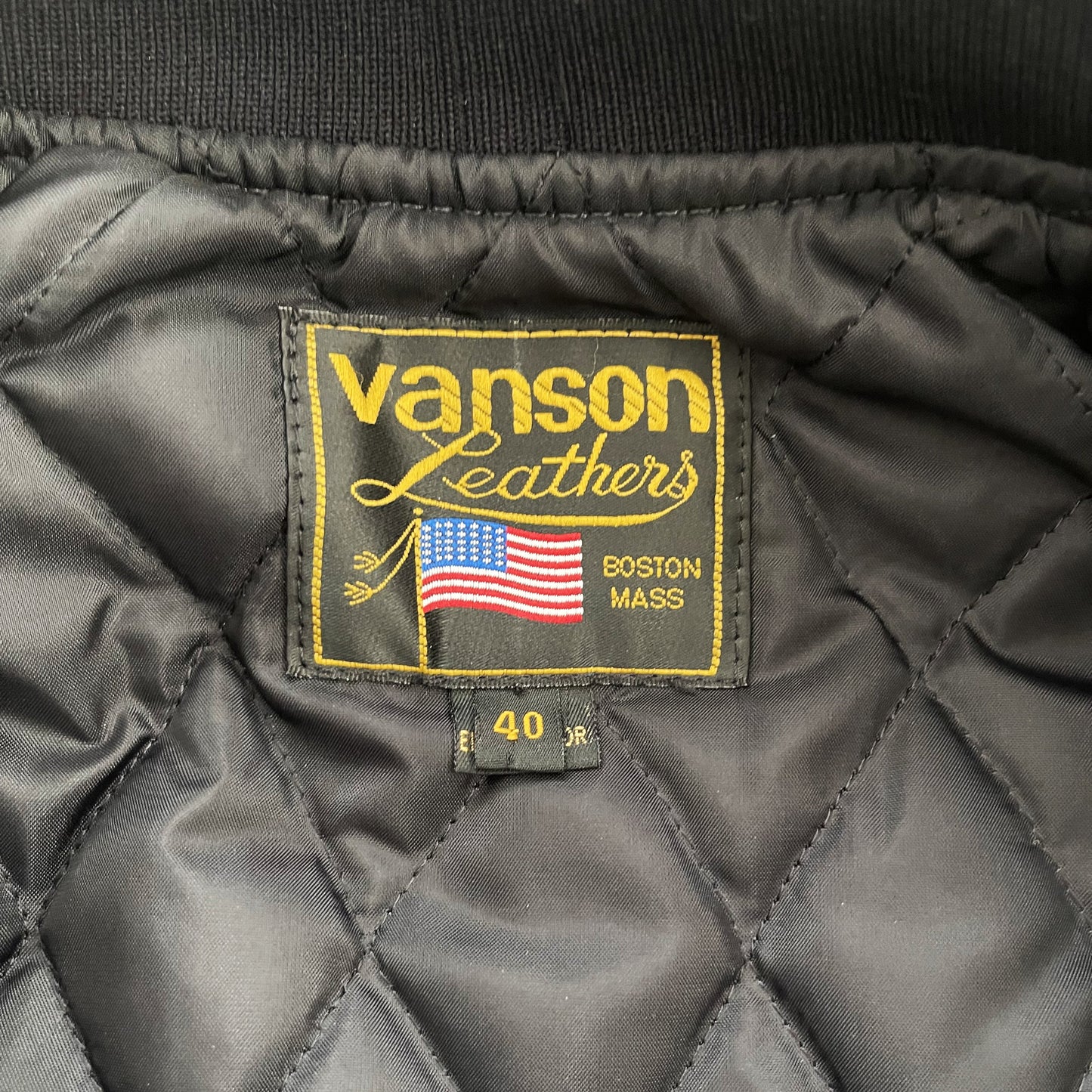 Vanson Leathers Race Team Varsity Jacket - M