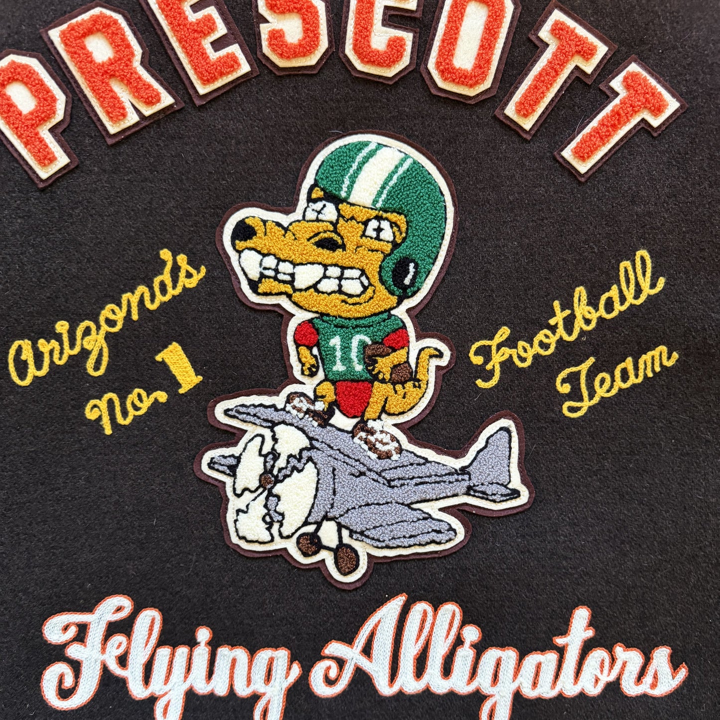 Whitesville 'Flying Alligators' Varsity Jacket - L