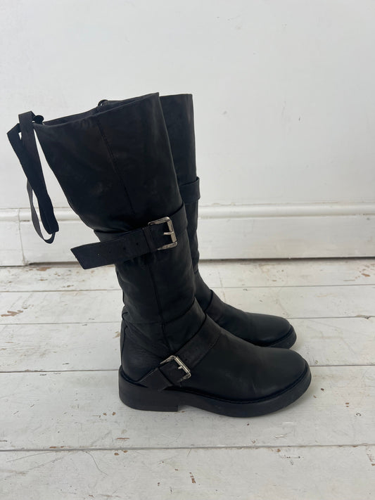 ANN DEMEULEMEESTER BOOTS (EU 35) | DEFAULT TITLE, Black