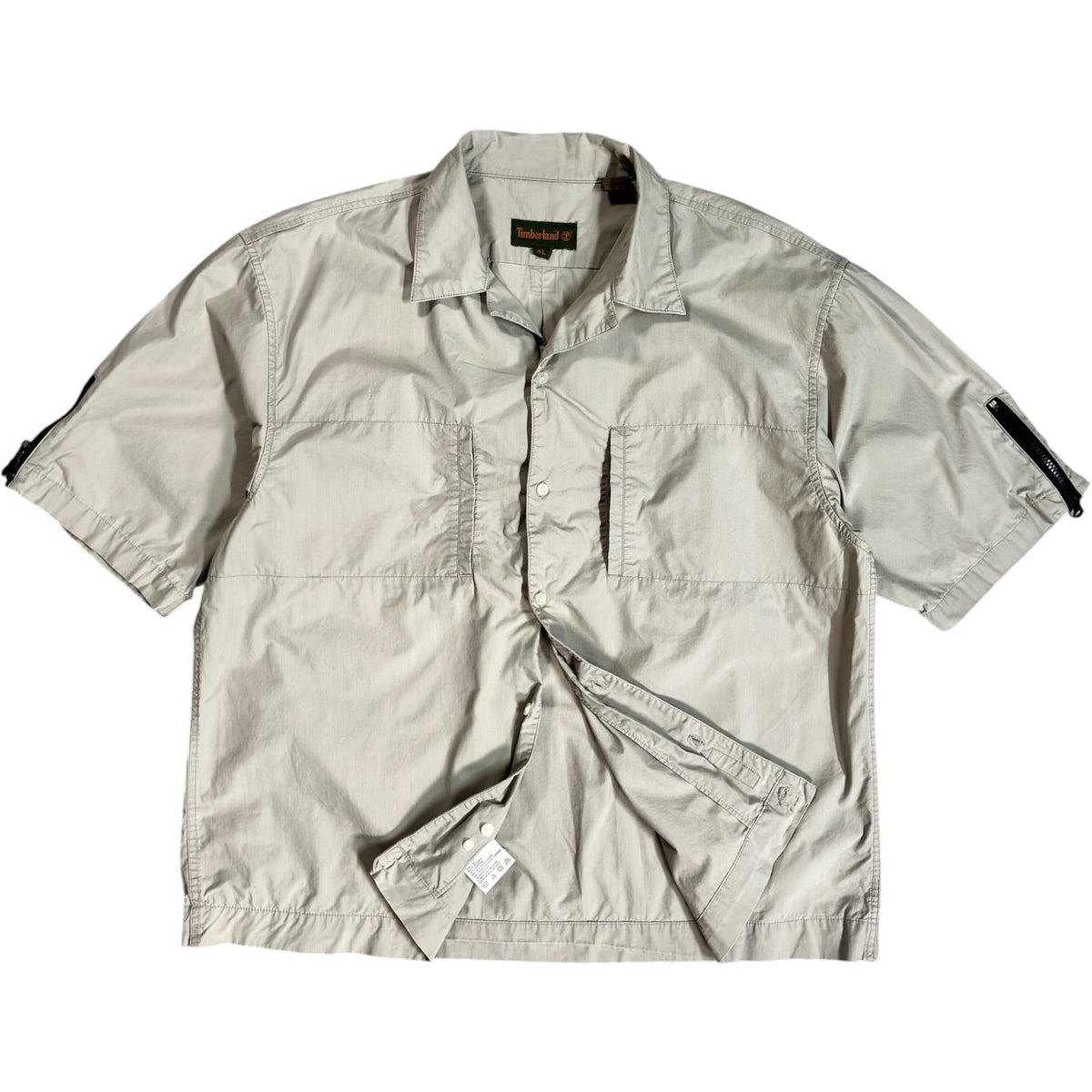 Timberland 00's Utility Short Sleeve Shirt XL | XL, Beige