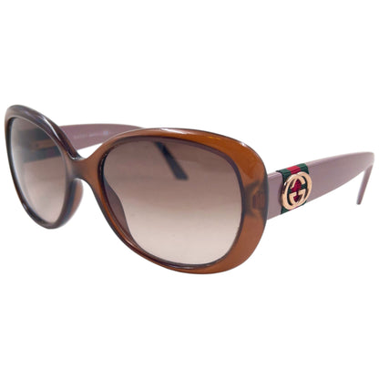 Vintage 2000s Gucci Sunglasses | O/S, Brown, Purple