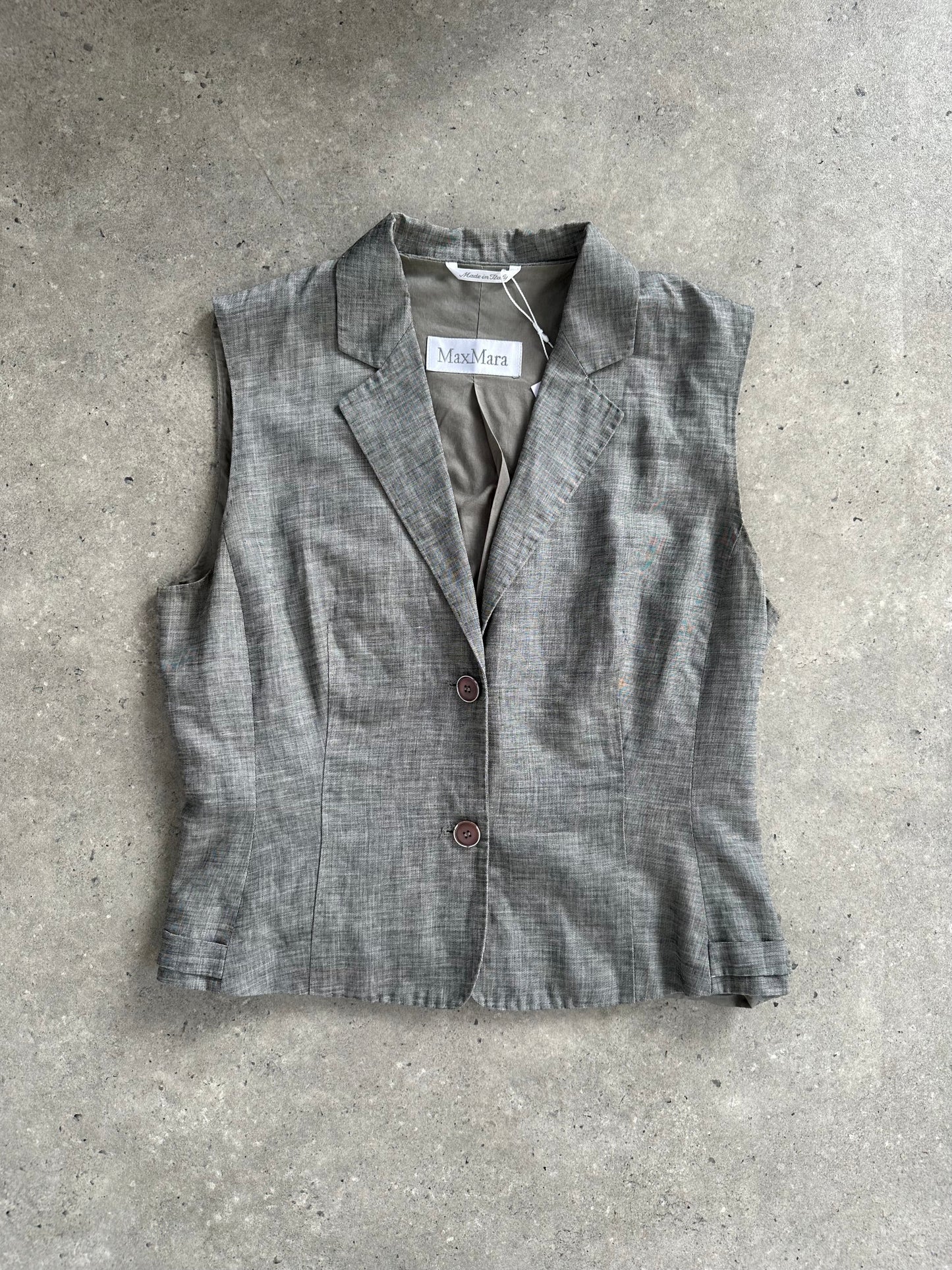 Max Mara Cotton Waistcoat - S/M