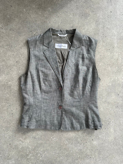 Max Mara Cotton Waistcoat - S/M