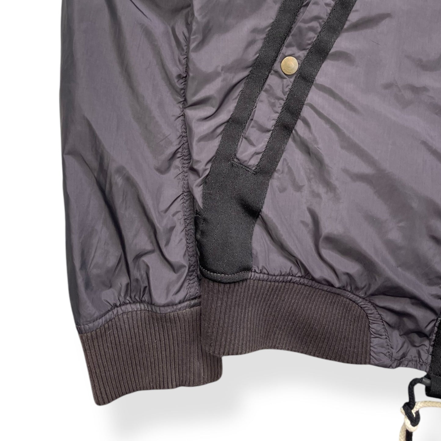 2000's Diesel Nylon Bondage Bomber Jacket (L) | Default Title, Black