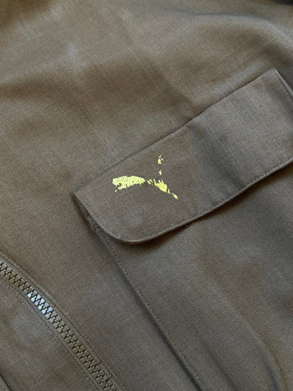 2000's Puma Sidewinder Zip Jacket L | O/S, Olive