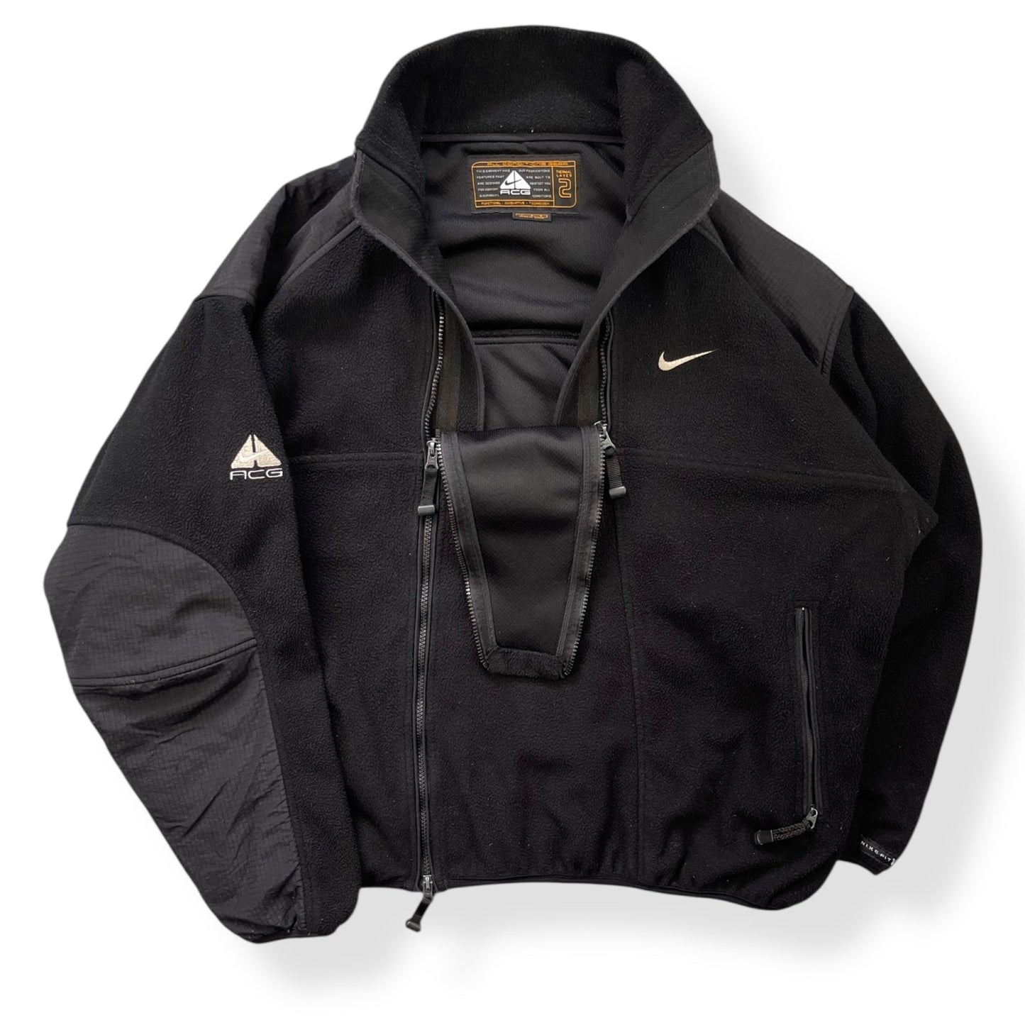 1998 Nike ACG Dual Zip F.I.T Fleece (L) | Default Title, Red