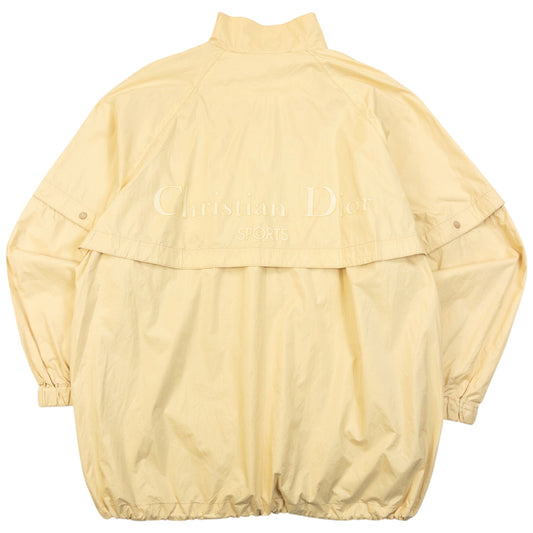 Vintage 90s Dior Sports Button-Off Sleeve Jacket Size M | Medium, Cream