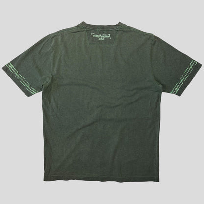 Stone Island SS03 Sublimation Acid Print Marina Logo T-shirt - XL (L) | Large, Green