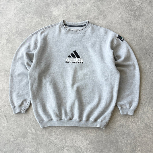 Adidas Equipment 1990s heavyweight embroidered sweatshirt (M)