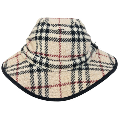 Vintage 2000s Burberry Nova Check Buckle Bucket Hat Size M | O/S, Red