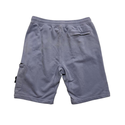 Stone Island Baby Blue Shorts | Large, Blue