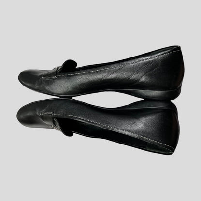 Prada Milano Leather Ballet Flats - EU38