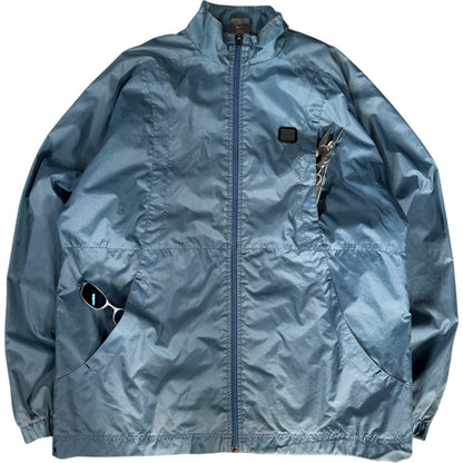 Nike 00's  Hex Print Ventilated Jacket XL | XL, Blue