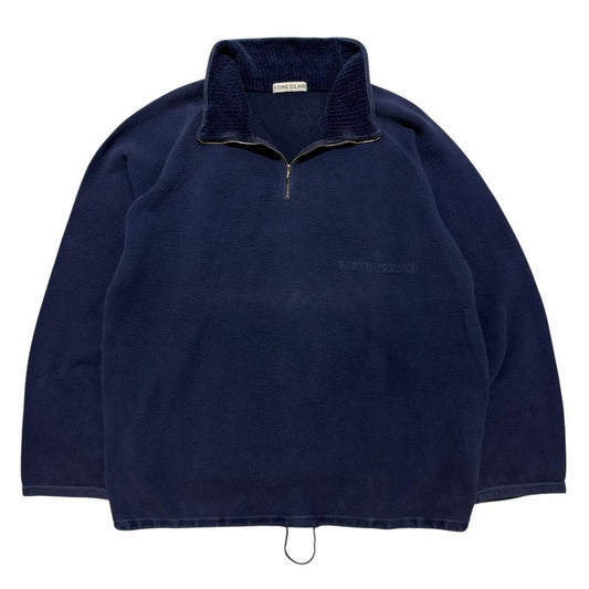 Stone Island 1992 Pullover Fleece Smock | XL, Navy