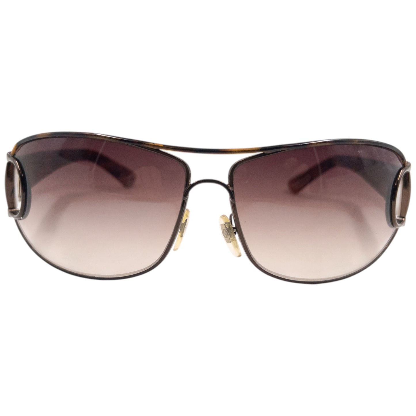 Vintage 2000s Gucci Horse Bit Sunglasses | O/S, Brown