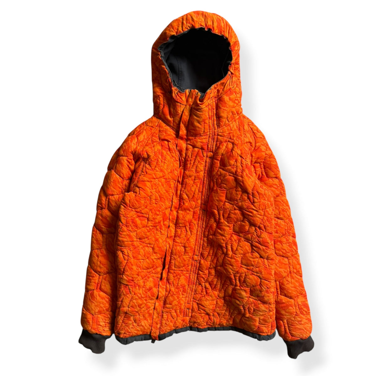 2000's Maharishi Asymmetric Zip Padded Parka (L) | Large, Camo