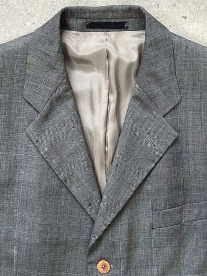 Yves Saint Laurent Pour Homme 1990s Pure Wool Single Breasted Blazer - 40R/L