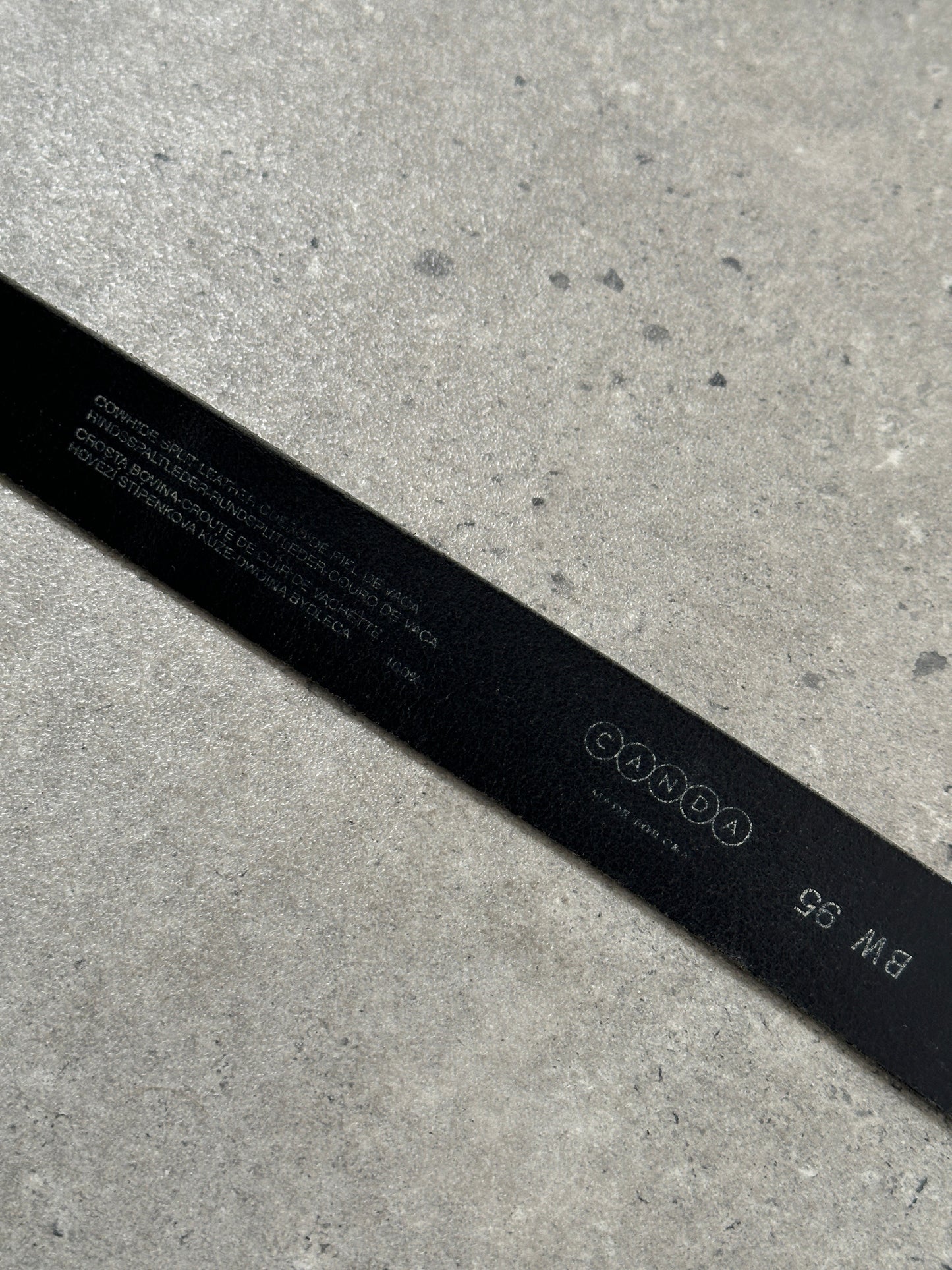 Vintage Chrome Leather Belt W34-38