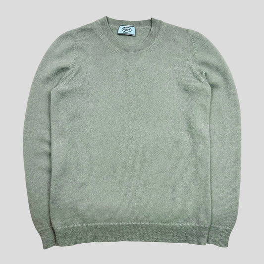 Prada Milano 2014 Peruvian Alpaca Wool Mint Green Knit - IT48 (M)