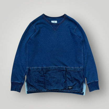 Snow Peak Utility Denim Crewneck M