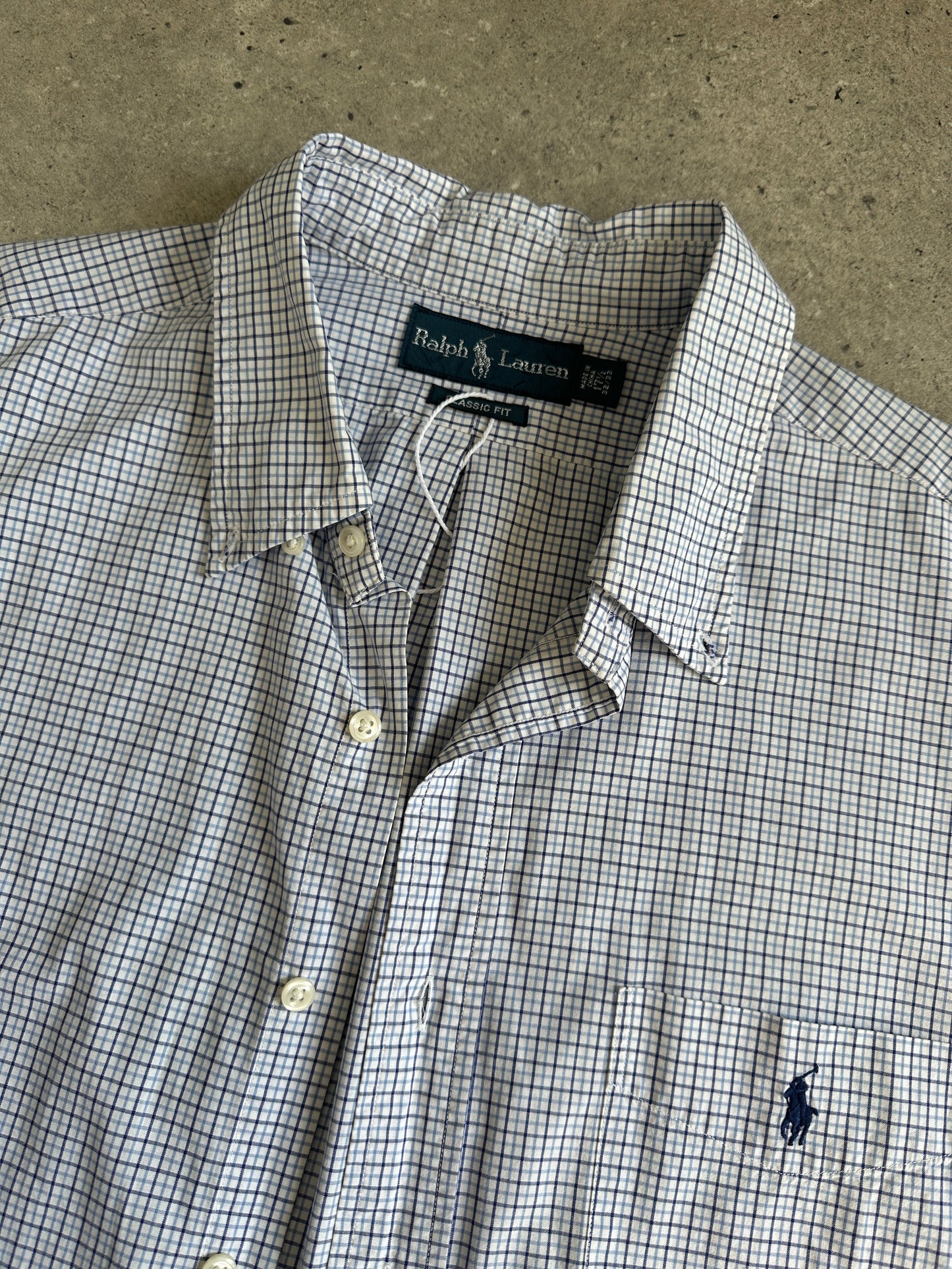 Ralph Lauren Check Pure Cotton Logo Shirt - XL