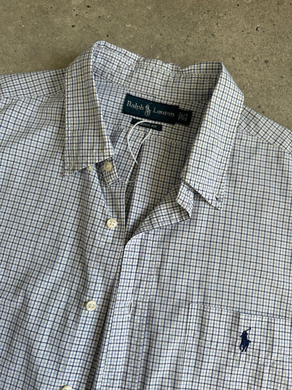 Ralph Lauren Check Pure Cotton Logo Shirt - XL - Known Source