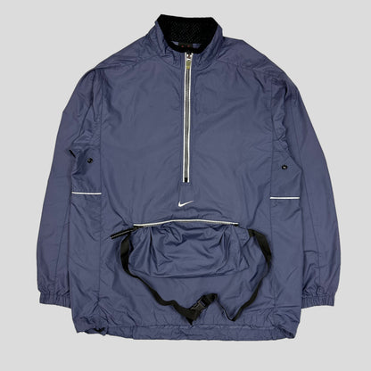 Nike 1999 Packable 3m Nylon Pullover - M | Large, Blue