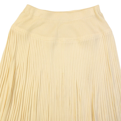 Vintage 80s Issey Miyake Pleated Skirt Womens One SIze | O/S, Cream