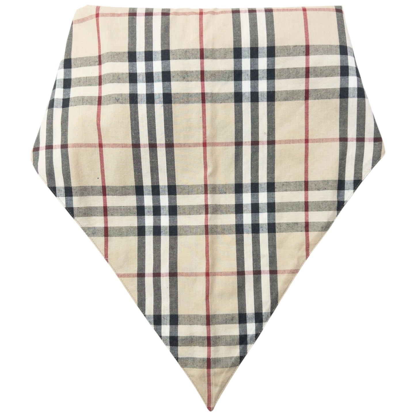 Vintage 2000s Burberry Nova Check Bandana | O/S, Beige