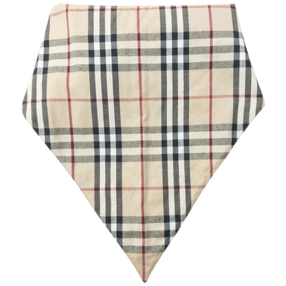 Vintage 2000s Burberry Nova Check Bandana | O/S, Beige