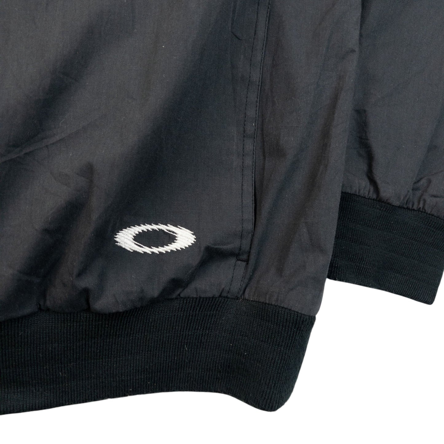 Vintage 90s Oakley Pullover Jacket Size M | Medium, Black