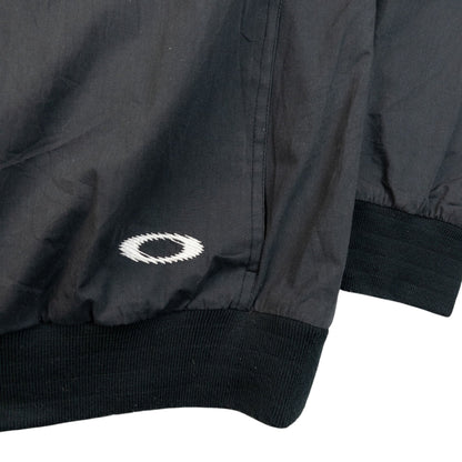 Vintage 90s Oakley Pullover Jacket Size M | Medium, Black
