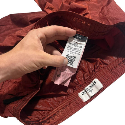 Stone Island Nylon Cargo Shorts | W34, Rust