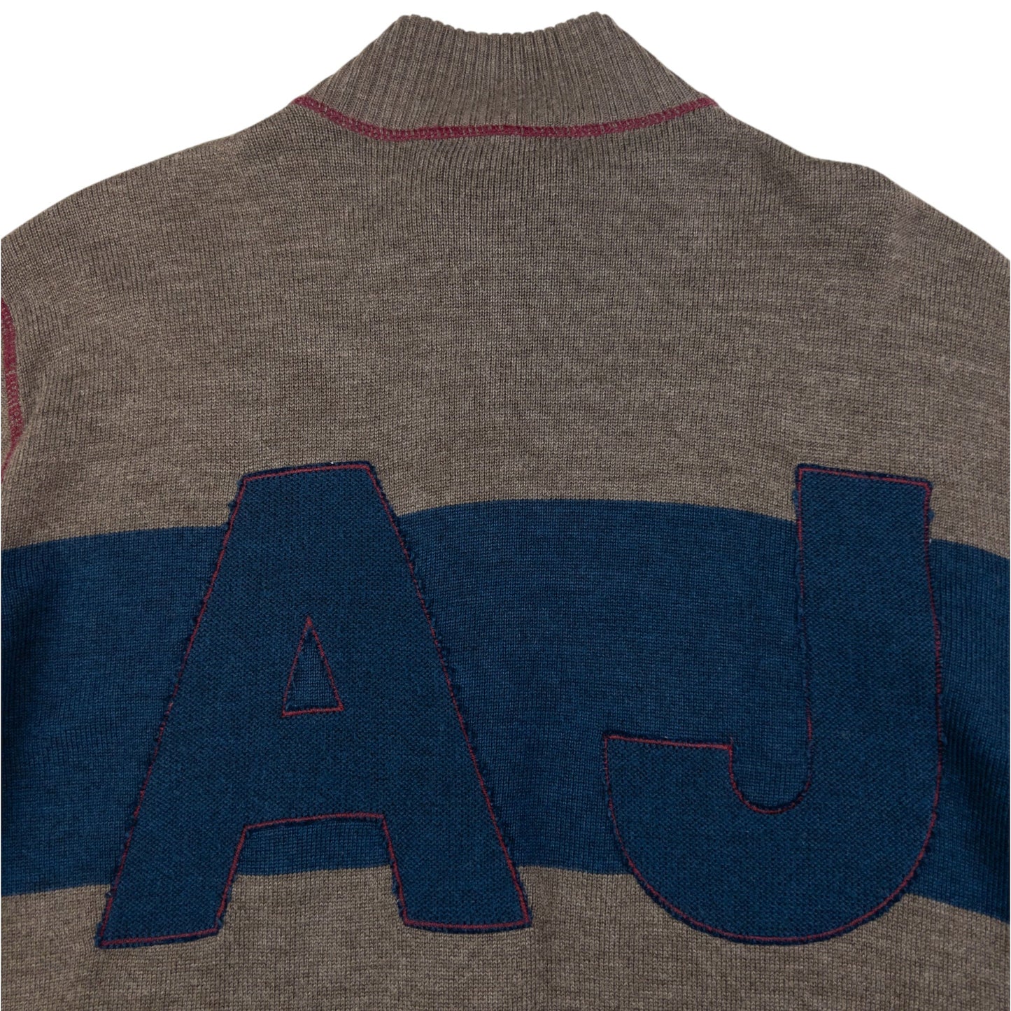 Vintage Armani Jeans Zip Up Jumper Size M