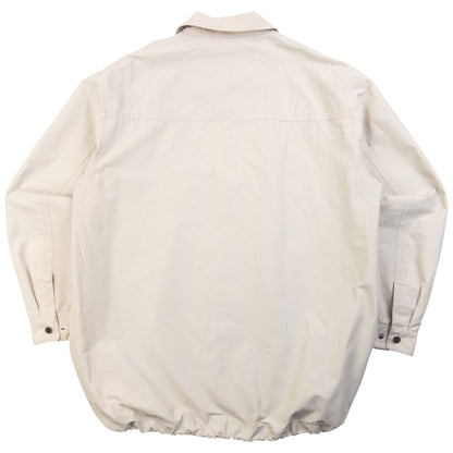 Vintage 90s YSL Yves Saint Laurent Harrington Jacket Size M | Medium, Cream