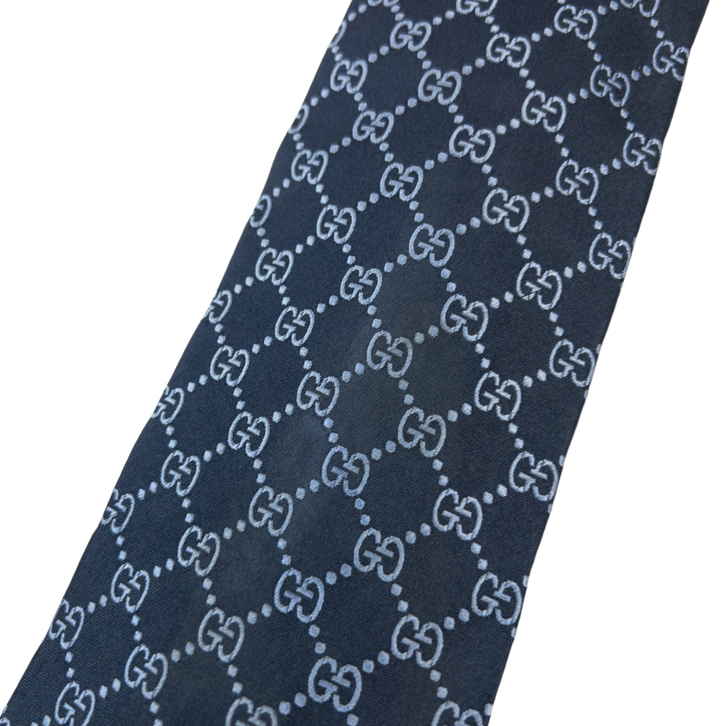 Vintage Gucci Silk Monogram Tie