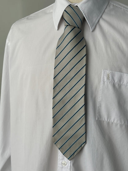 Vintage 1990s Pure Silk Striped Tie