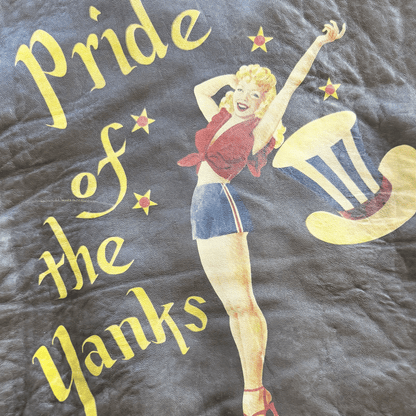 Avirex 'Pride of The Yanks' 90's A2 Leather Flight Jacket - S | S / M, Red