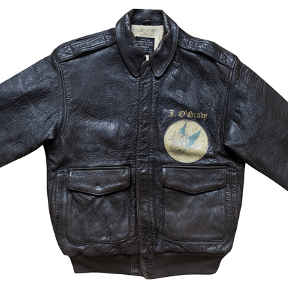 Avirex 'Saipan' 1988 A2 Leather Flight Jacket - S / M | S / M, Red