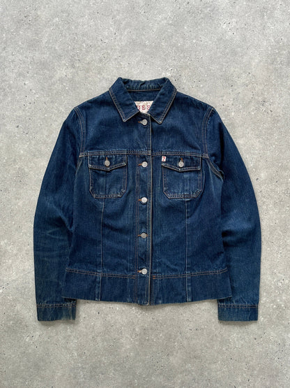 Guess Contrast Stitch Denim Jacket - S/M