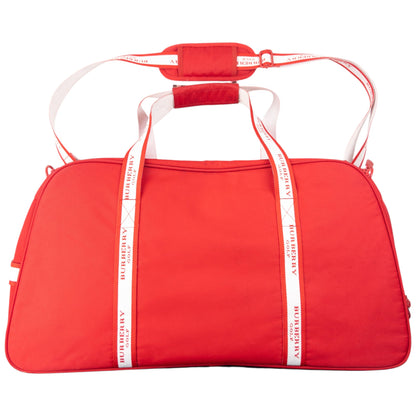 Vintage 2000s Burberry Golf Duffle Bag | O/S, Red