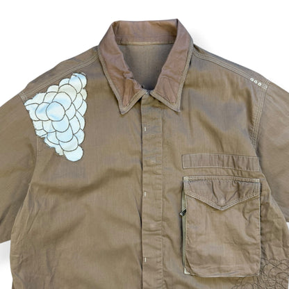 2000's Maharishi Geometric Pattern Shirt (S) | Default Title, Blue