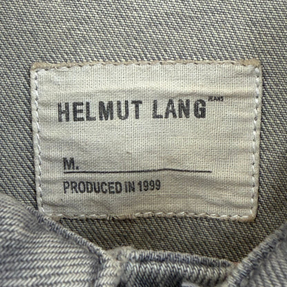 fw1999 helmut lang washed denim jacket | O/S, Grey