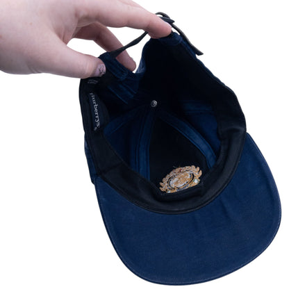 Vintage 90s Burberry Embroidered Hat | O/S, Navy