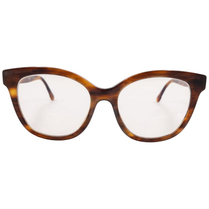 Vintage 2000s Chanel Tortoise Shell Eyeglasses | O/S, Brown
